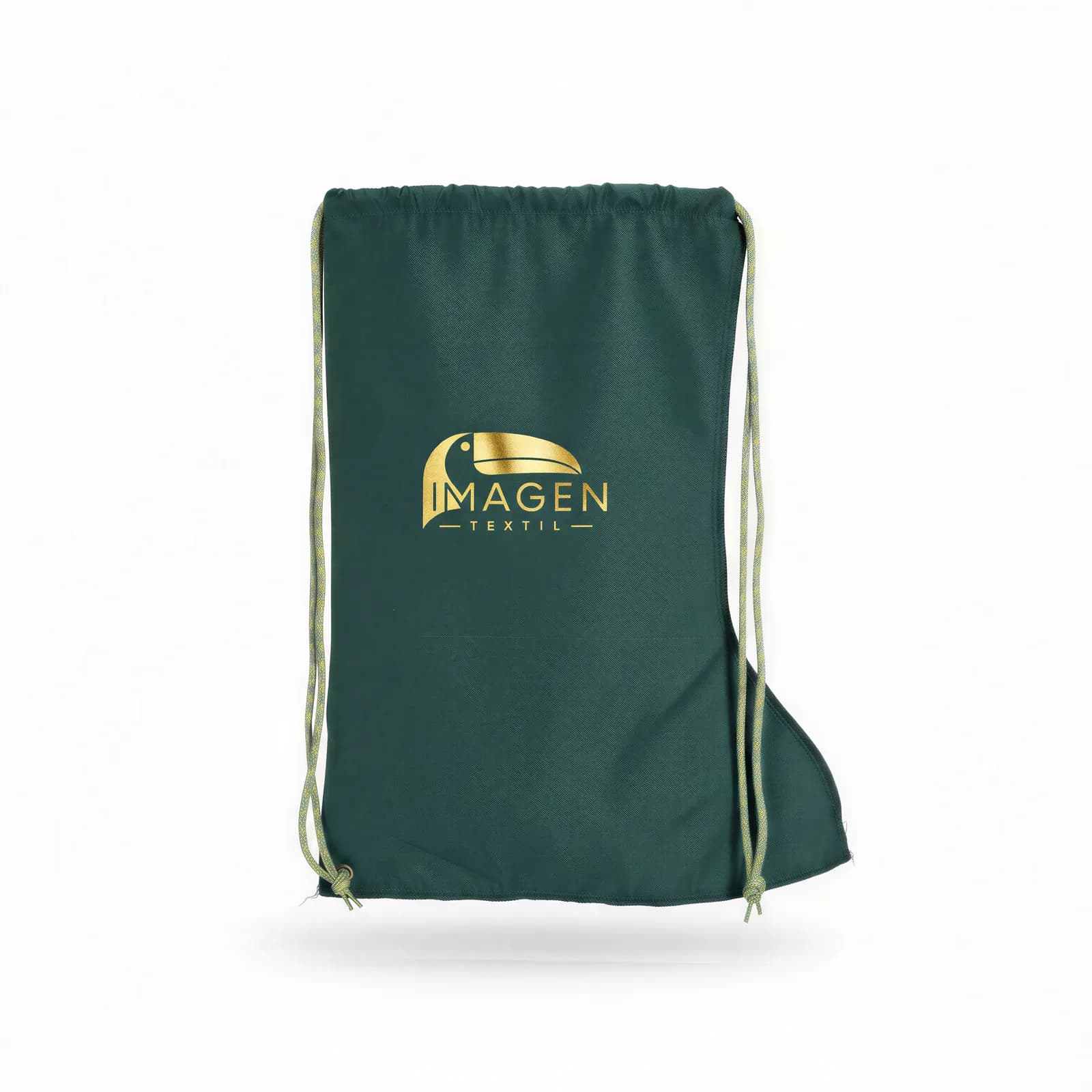 Morral de poliéster verde bosque, vista principal